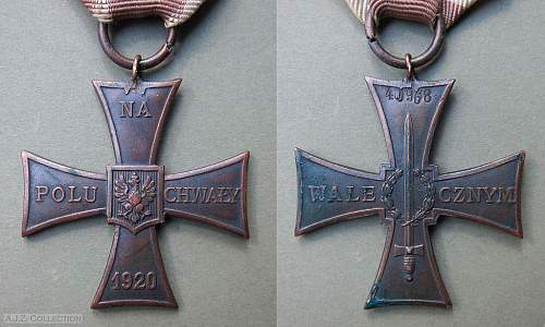 Cross of Valour (Krzy&#380; Walecznych) – Pre-WW2 Types