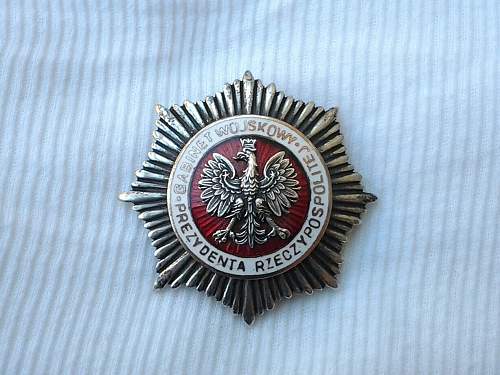 Two Polish badges for opinion