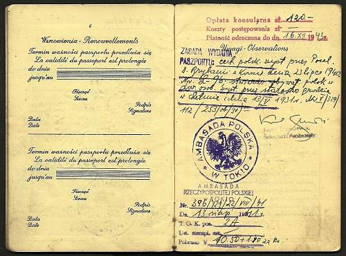 Polish passports -  refugees - Tokyo