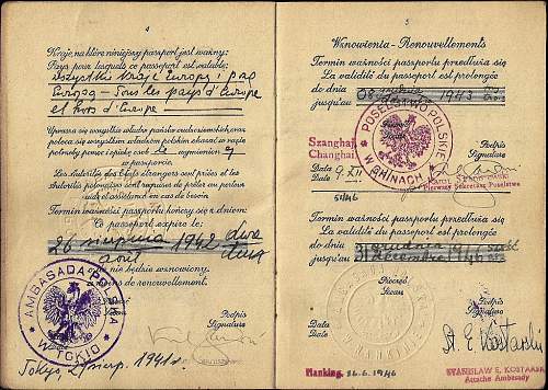 Polish passports -  refugees - Tokyo