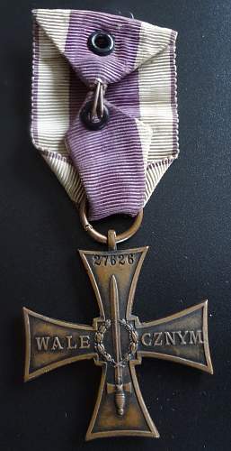 Cross of Valour (Krzy&#380; Walecznych) – Pre-WW2 Types