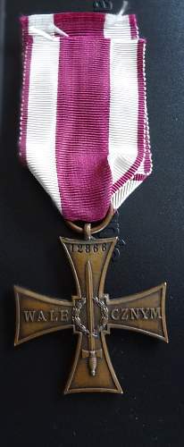 Cross of Valour (Krzy&#380; Walecznych) – Pre-WW2 Types