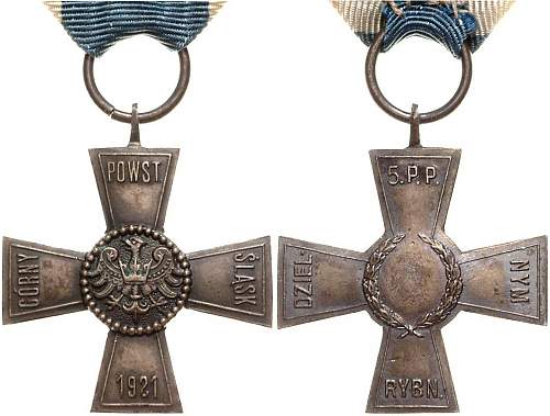 Silesian Uprising medal 1st type......differences in design ...explanation help required !!
