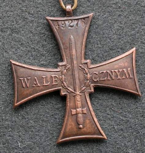 Cross of Valour (Krzy&#380; Walecznych) – Pre-WW2 Types