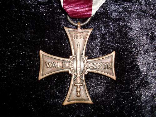 Cross of Valour (Krzy&#380; Walecznych) – Pre-WW2 Types