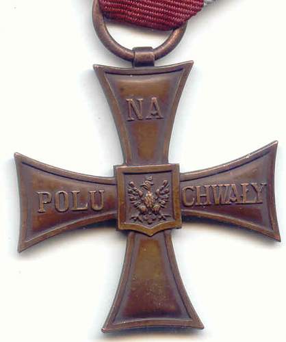 Cross of Valour (Krzy&#380; Walecznych) – Pre-WW2 Types