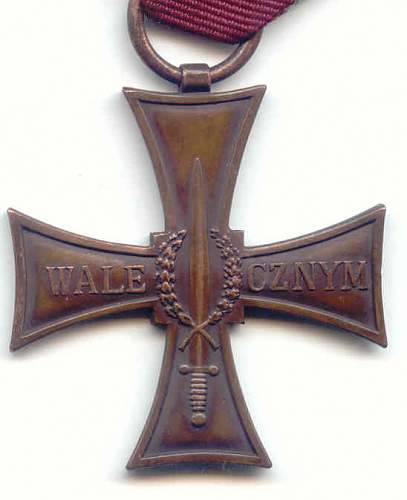 Cross of Valour (Krzy&#380; Walecznych) – Pre-WW2 Types