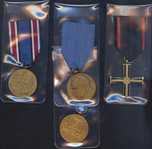 Polish pre-war/exile medals/cross`s thread!