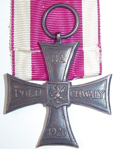 Cross of Valour (Krzy&#380; Walecznych) – Pre-WW2 Types