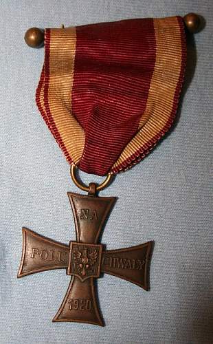 Cross of Valour (Krzy&#380; Walecznych) – Pre-WW2 Types