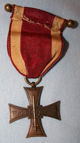 Cross of Valour (Krzy&#380; Walecznych) – Pre-WW2 Types