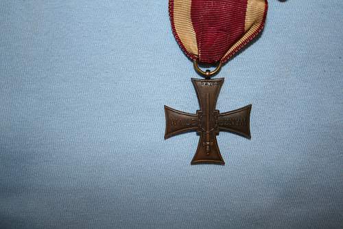 Cross of Valour (Krzy&#380; Walecznych) – Pre-WW2 Types