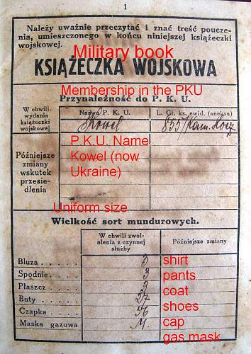 Polish military pay book