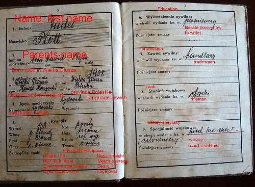 Polish military pay book