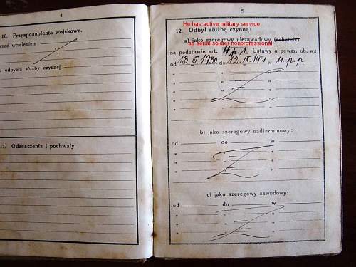 Polish military pay book