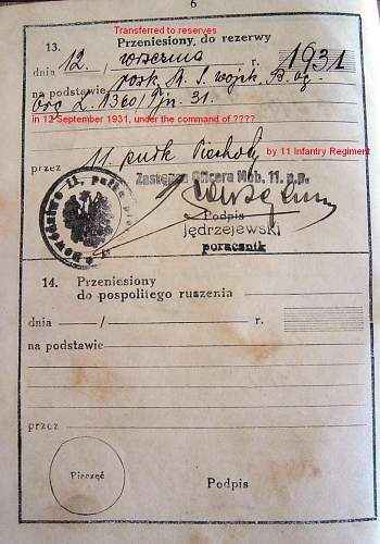 Polish military pay book