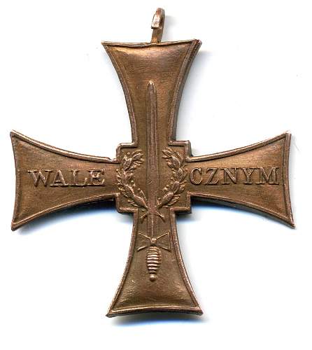 Cross of Valour (Krzy&#380; Walecznych) – Pre-WW2 Types