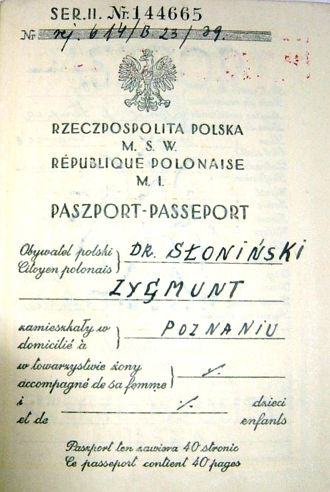 Passport 1939-Katyn victim