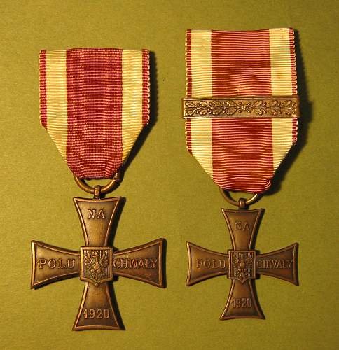 Cross of Valour (Krzy&#380; Walecznych) – Pre-WW2 Types