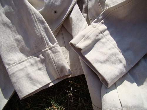 Wz.21/22 Polish Naval officer's summer white tunic, 100% original pre war, please ?