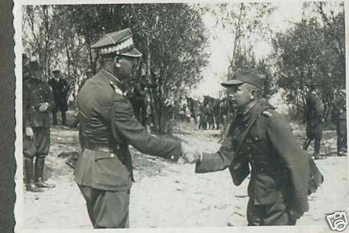 Interesting photos pages from album of Polish army manouvers 1937 with a General in them