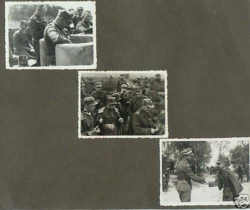 Interesting photos pages from album of Polish army manouvers 1937 with a General in them