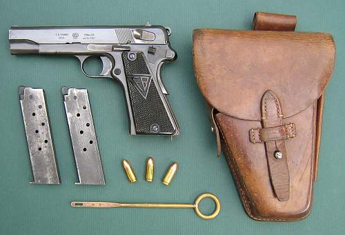 Original Pre-war Vis Holster with Vis Pistol