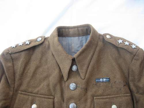 Wz.36 Polish Army Captain's tailor made Field Tunic, claimed to have belonged to &quot;Chrab&#261;szcz&quot; Komendant Kpt. Kazimierz Blajer ps. &quot;Kanis&quot;