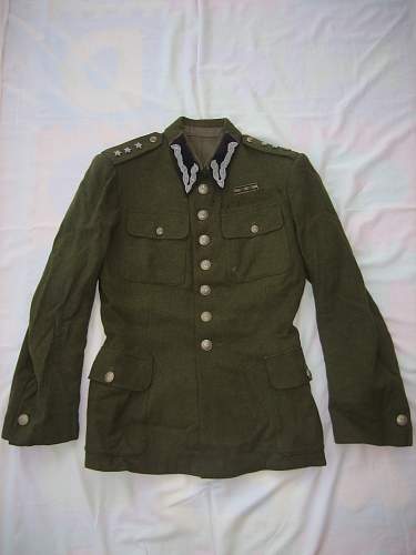 Another Wz.36 Polish Army Captain's tailor made Field ? Tunic, claimed to have belonged to &quot;Chrab&#261;szcz&quot; Komendant Kpt. Kazimierz Blajer ps. &quot;Kanis&quot;