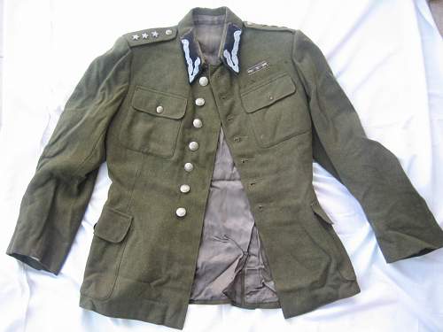 Another Wz.36 Polish Army Captain's tailor made Field ? Tunic, claimed to have belonged to &quot;Chrab&#261;szcz&quot; Komendant Kpt. Kazimierz Blajer ps. &quot;Kanis&quot;