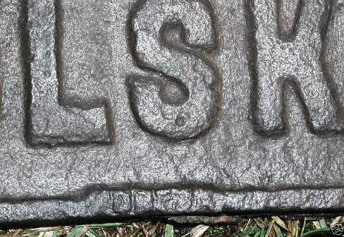 Polish border plaque/sign - taken by the Germans as a souvenir in 1939 - 100% original ?