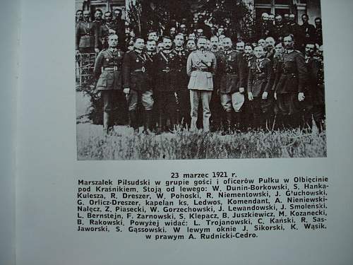 Virtuti Militari and  eagle of 1st Cavalry Regiment of Legions.