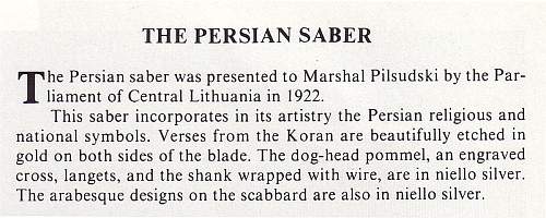 Marshal Józef Pi&#322;sudski’s Sabers