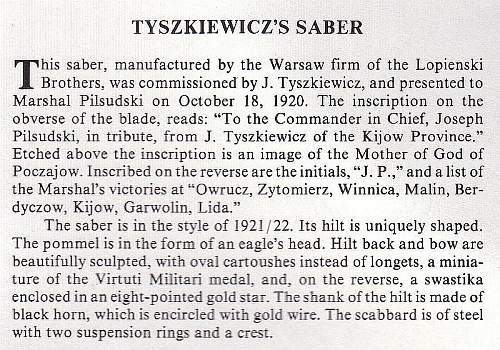 Marshal Józef Pi&#322;sudski’s Sabers