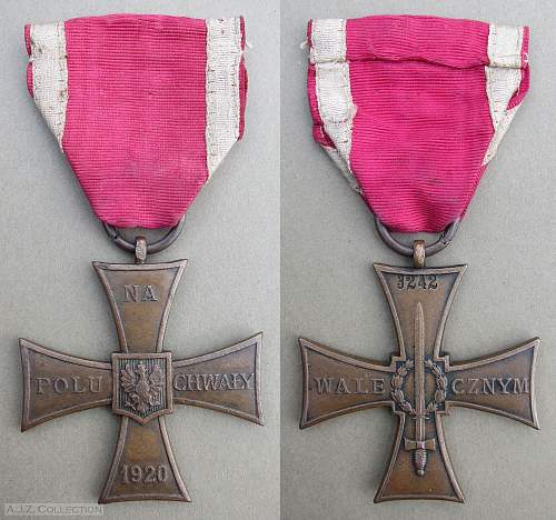 Cross of Valour (Krzy&#380; Walecznych) – Pre-WW2 Types