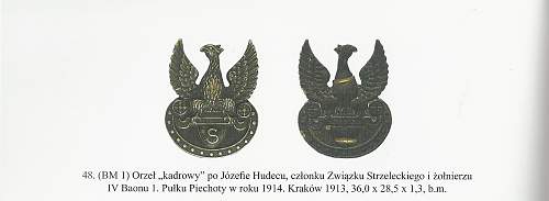 Eagle badge of Rifelmen's Association &quot;Rifelman&quot;(&quot;Strzelec&quot;)