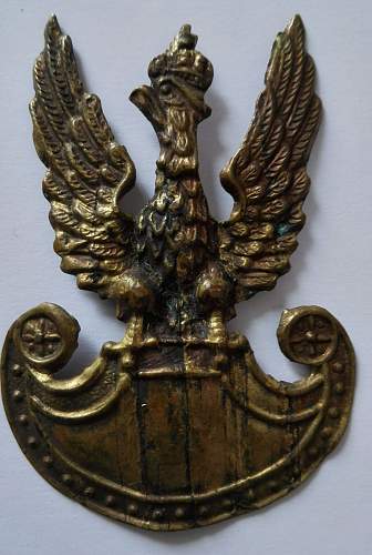 Polish Eagle badge wz.19, brought back to Germany as a souvenir by the Wehrmacht soldier.