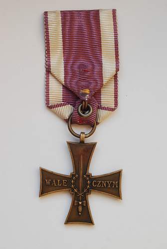 Cross of Valour (Krzy&#380; Walecznych) – Pre-WW2 Types