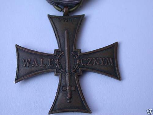 Cross of Valour (Krzy&#380; Walecznych) – Pre-WW2 Types