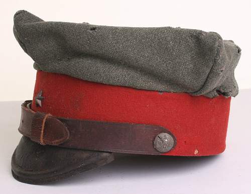 Prewar Polish army 2nd lieutenants cap , 100% original Prewar, please ?