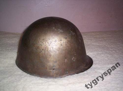 Is this a Polish WWII Brodie style helmet ?