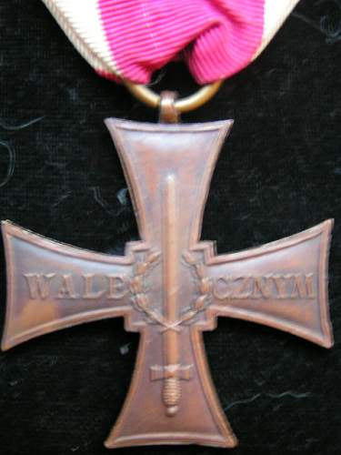 Cross of Valour (Krzy&#380; Walecznych) – Pre-WW2 Types