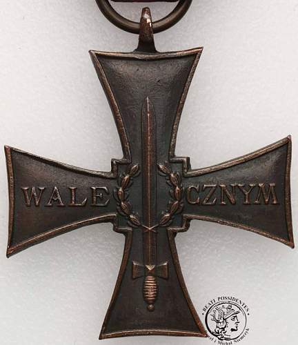 Cross of Valour (Krzy&#380; Walecznych) – Pre-WW2 Types