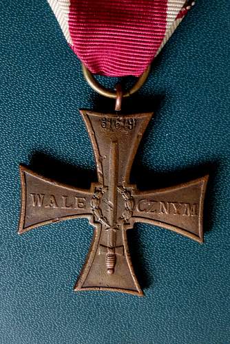 Cross of Valour (Krzy&#380; Walecznych) – Pre-WW2 Types