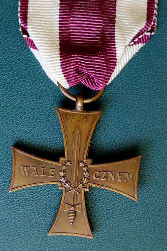 Cross of Valour (Krzy&#380; Walecznych) – Pre-WW2 Types