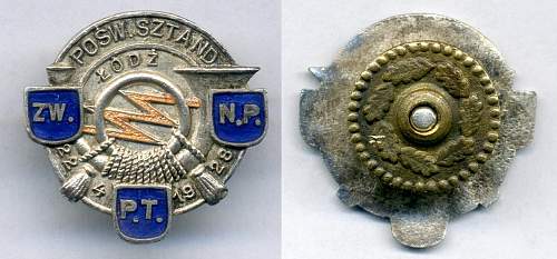 pre-war badge