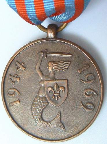 Polish commemorative medal 25 years battle of Monte Cassino