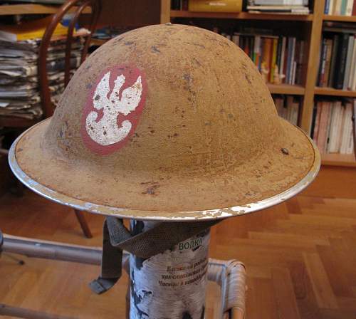 Polish Exile helmet Eagles