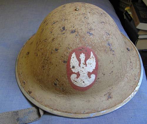 Polish Exile helmet Eagles