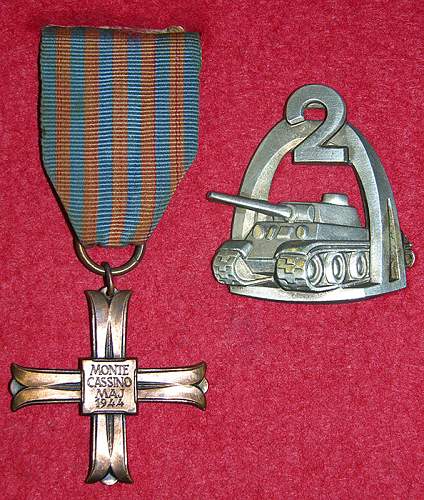 Monte Cassino Cross recipient